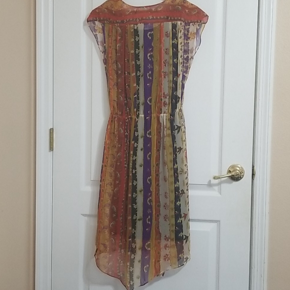 Diane von Furstenberg Silk Multi Pattern Dress 4 - Picture 10 of 16